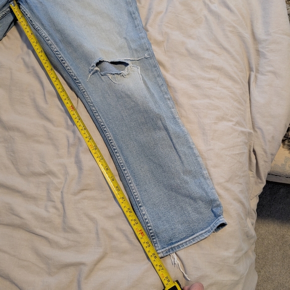 GAP Women's High Rise Distressed Cigarette Jeans Size 33 / 16R - Picture 8 of 8